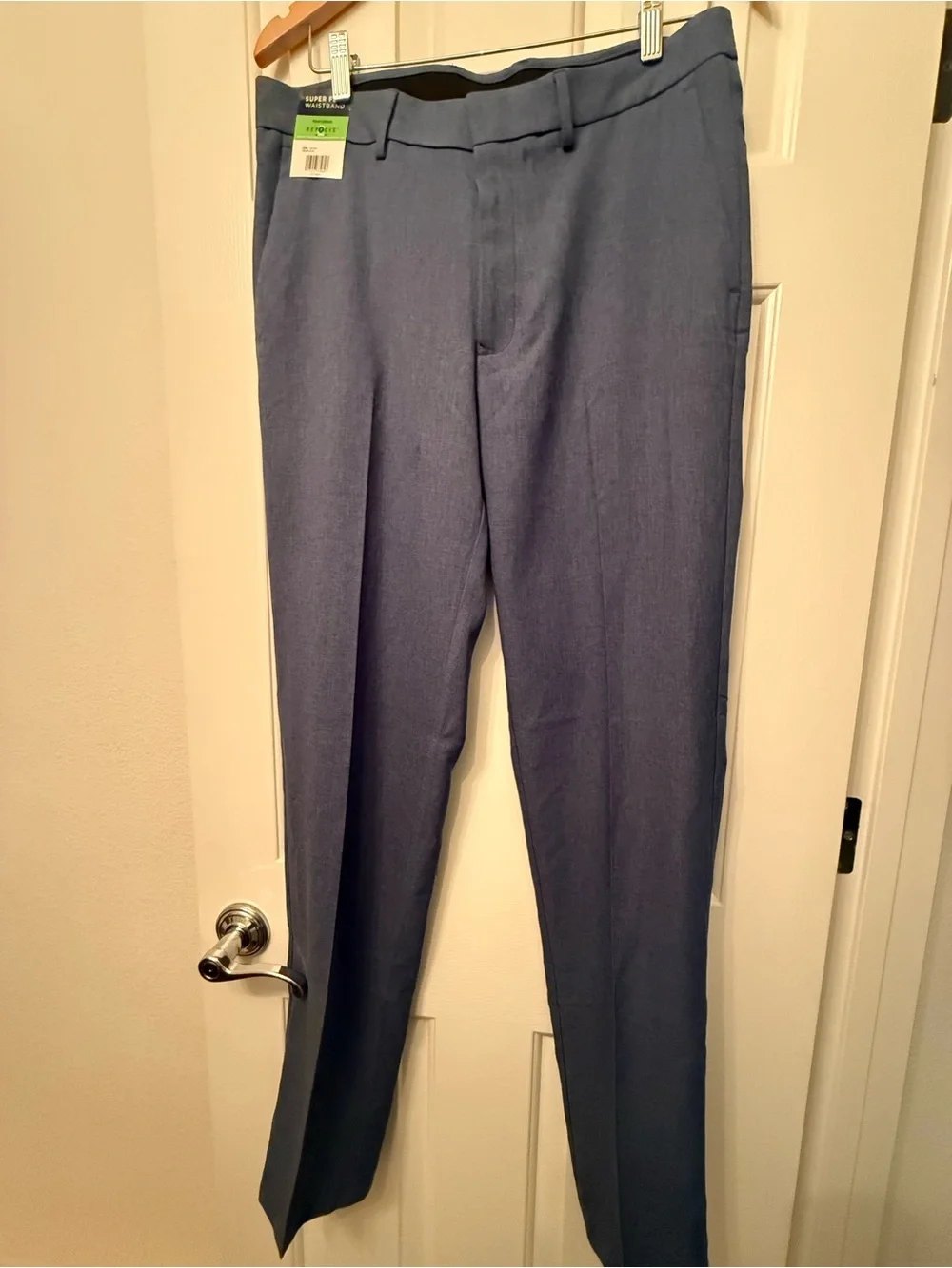 Kenneth Cole Men's Slate Blue Dress Pants